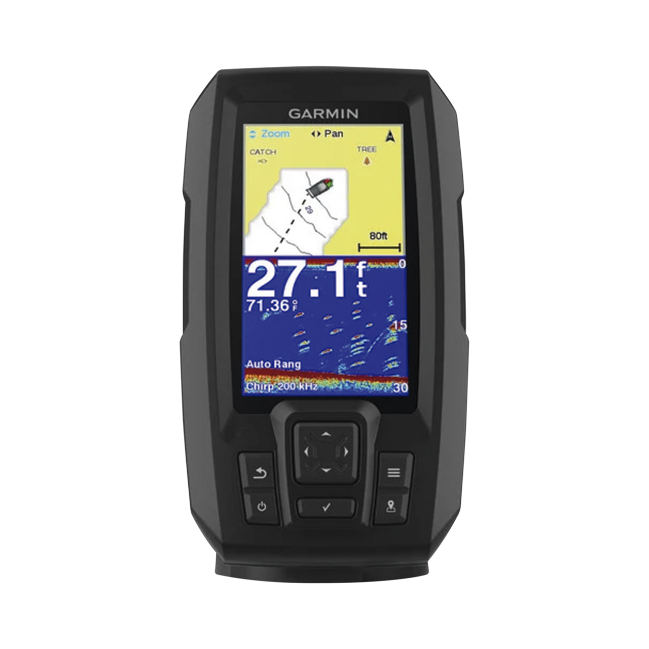 Ecosonda STRIKER? Plus 4 con pantalla de 4.3 y transductor de doble haz