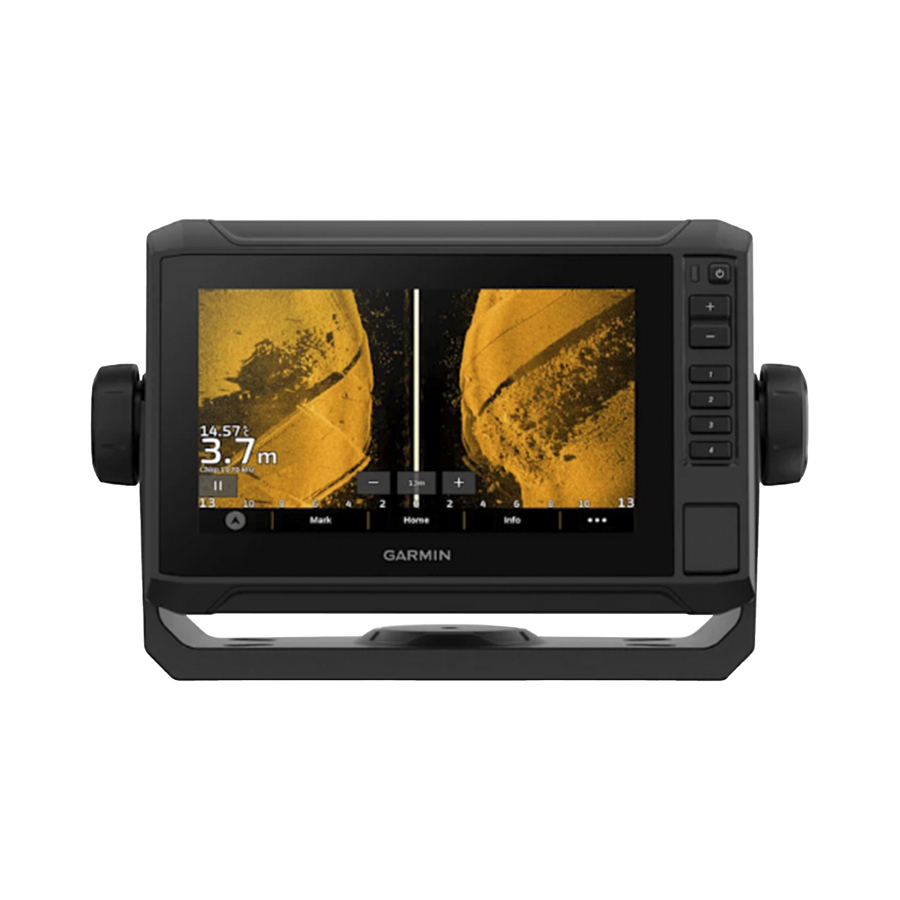 ECHOMAP UHD2 72sv con mapa base precargado, puerto de conexión NMEA 2000, sonda SIDEVÜ, CLEARVÜ Y CHIRP tradicional. no incluye transductor.