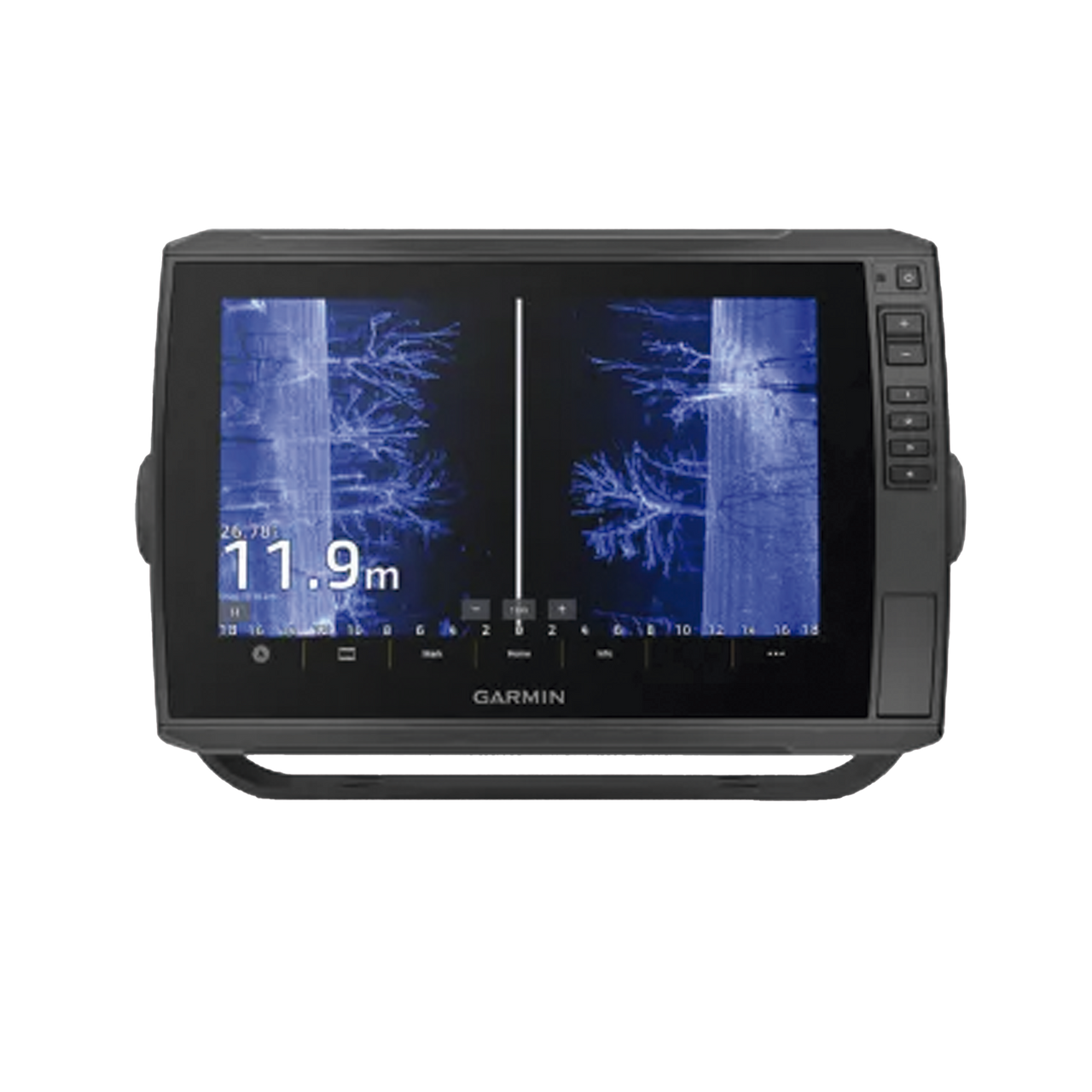 Pantalla ECHOMAP Ultra 2 102sv de 10 sin transductor, con puerto NMEA 2000. incluye sondas de exploración SIDEVÜ, CLEARVÜ Y CHIRP tradicional