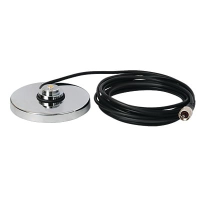 Montaje magnetico para antenas de 3/4 (Nmo), 5 m de cable RG-58A/U, conector UHF (PL-259) macho, diámetro de 5