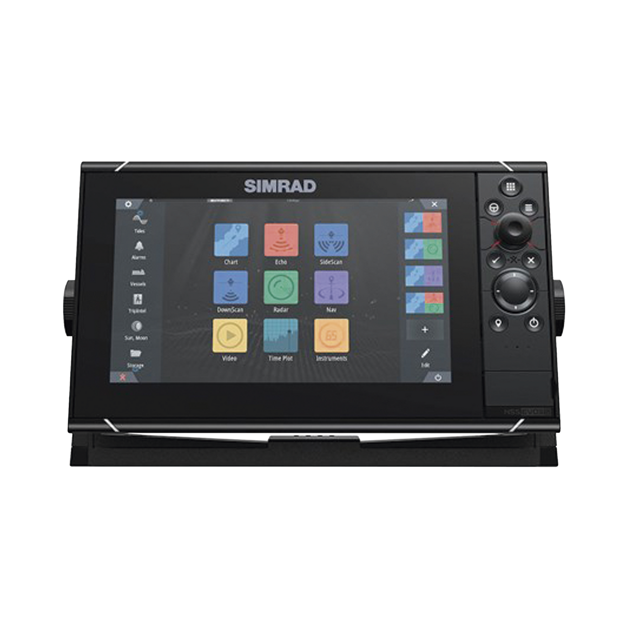 Pantalla de navegación NSS9 Evo3S, integra una ecosonda de 1 kW de potencia, receptor GPS de máxima sensibilidad, y conectividad inalámbrica.
