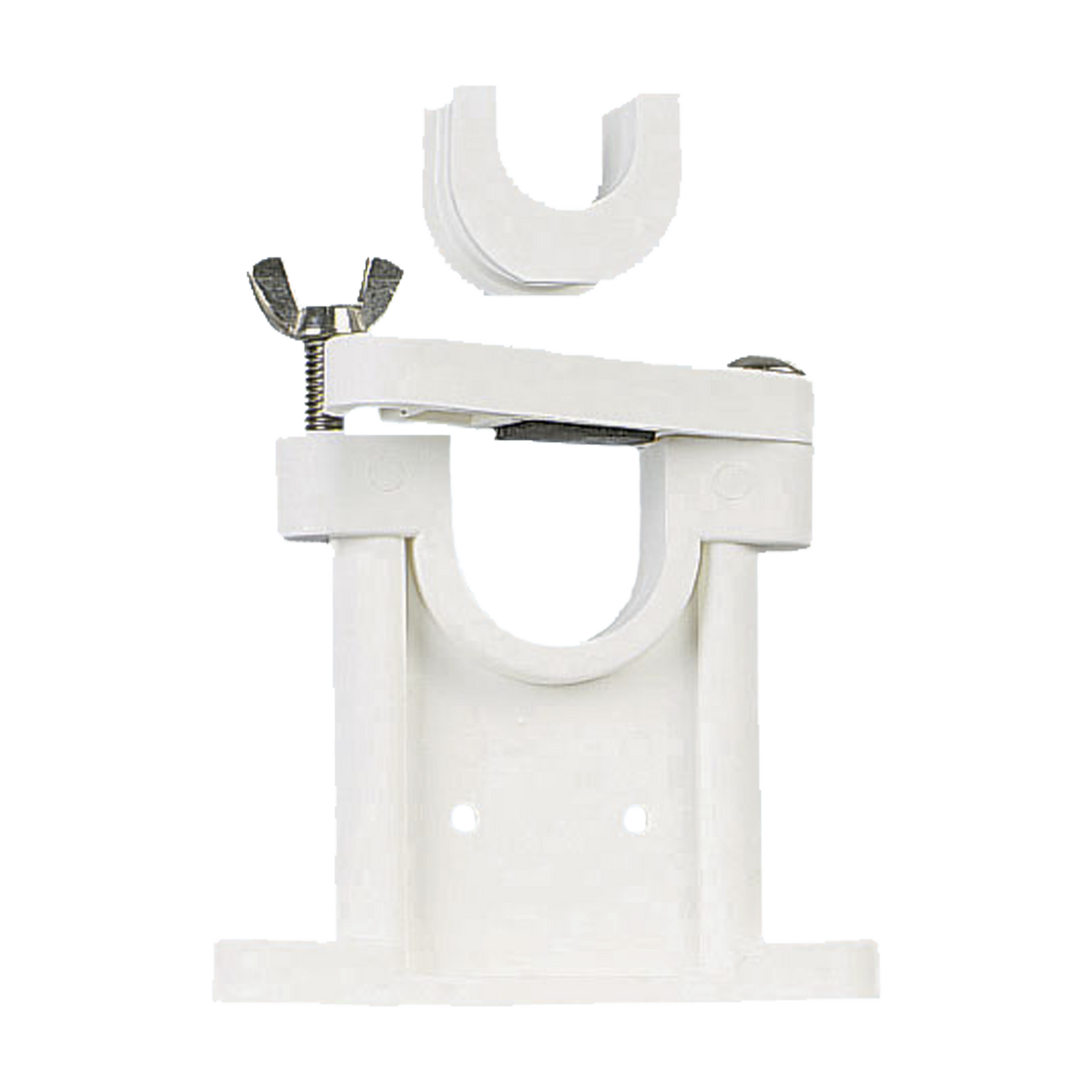 Soporte para antenas de 1 1/2 , 1 1/8 y 1 de diametro, utilizando el adaptador incluido.