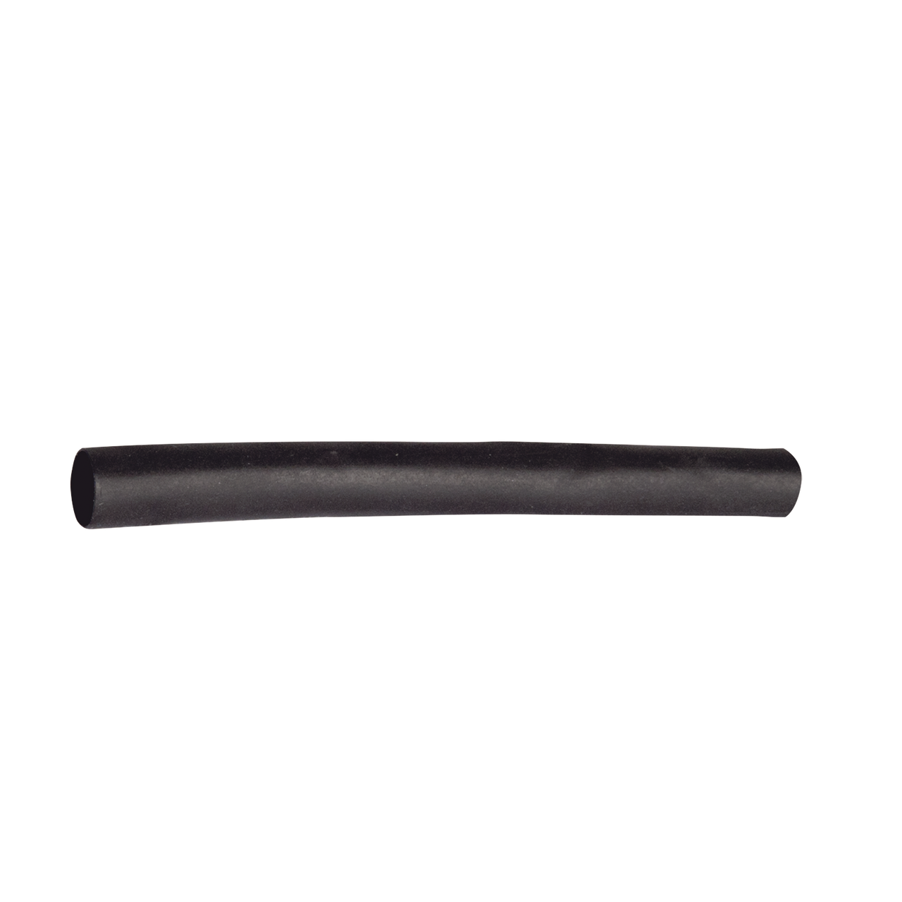 Tubo Termoencogible (Termofit) Negro de 1.2 m, 1/4 de Diámetro, Reduce de 2:1, Poliolefina.