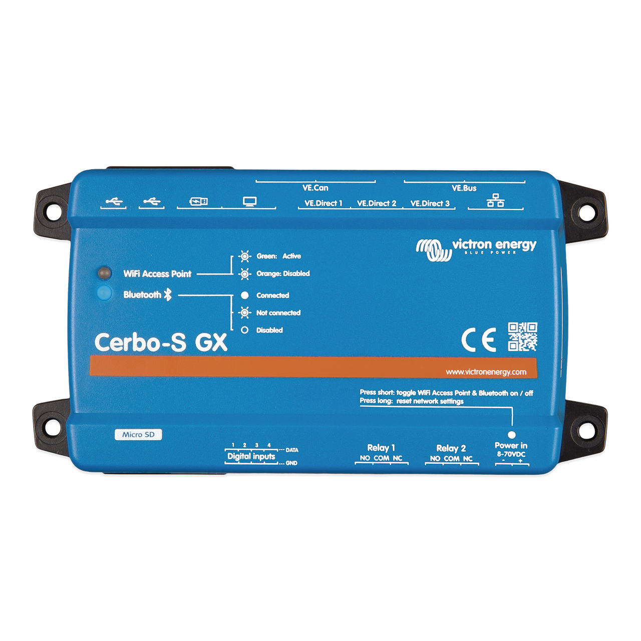Cerbo-S GX / Centro de comunicaciones / Monitoreo Remoto para Sistemas Victron
