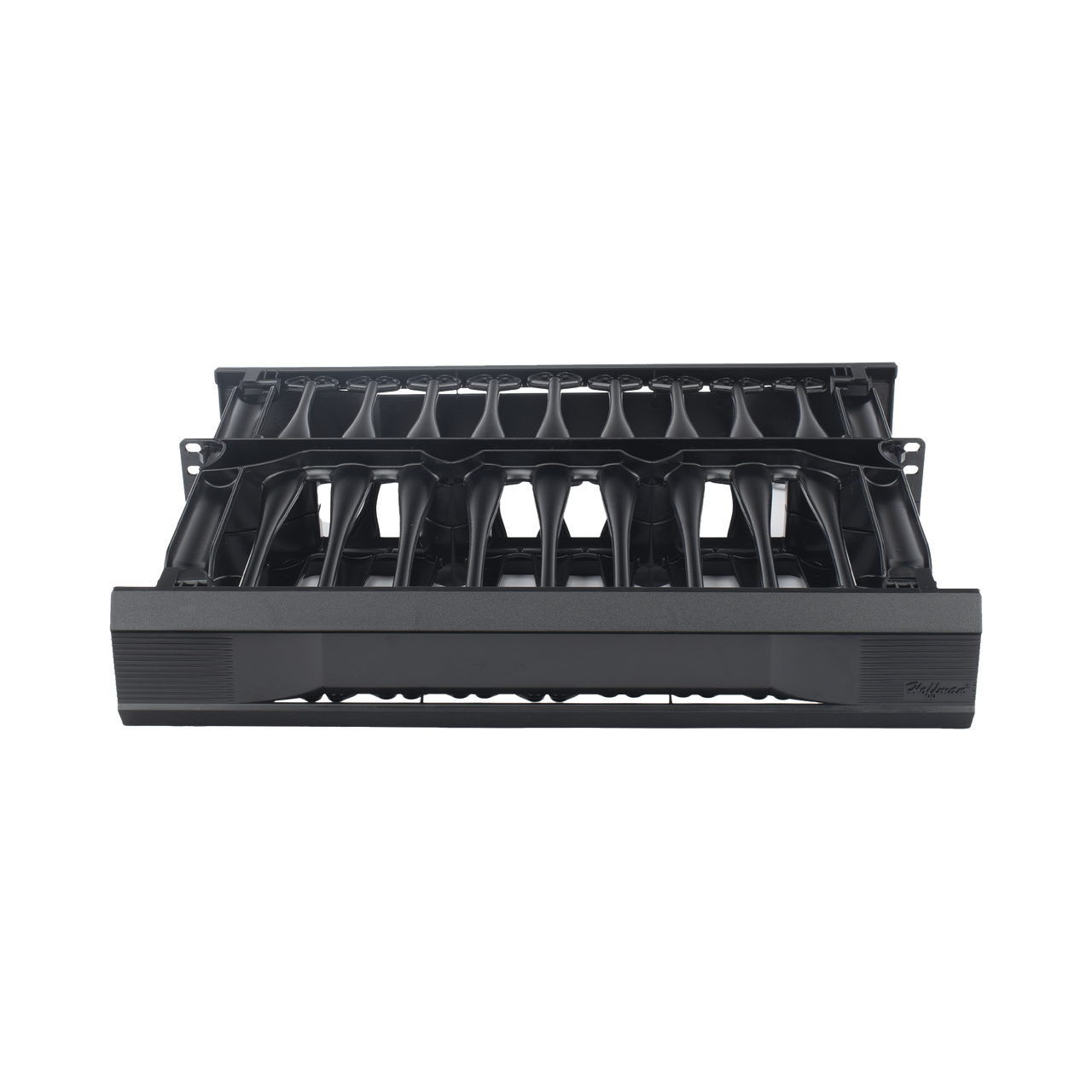 Organizador de Cables Horizontal CableTek, Sencillo (Solo Frontal), Para Rack de 19in, 2UR