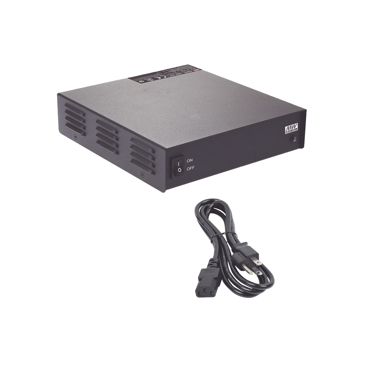 Fuente de Poder Conmutada 13.8Vcc/26A/360W de Potencia de Salida con cable de alimentacion