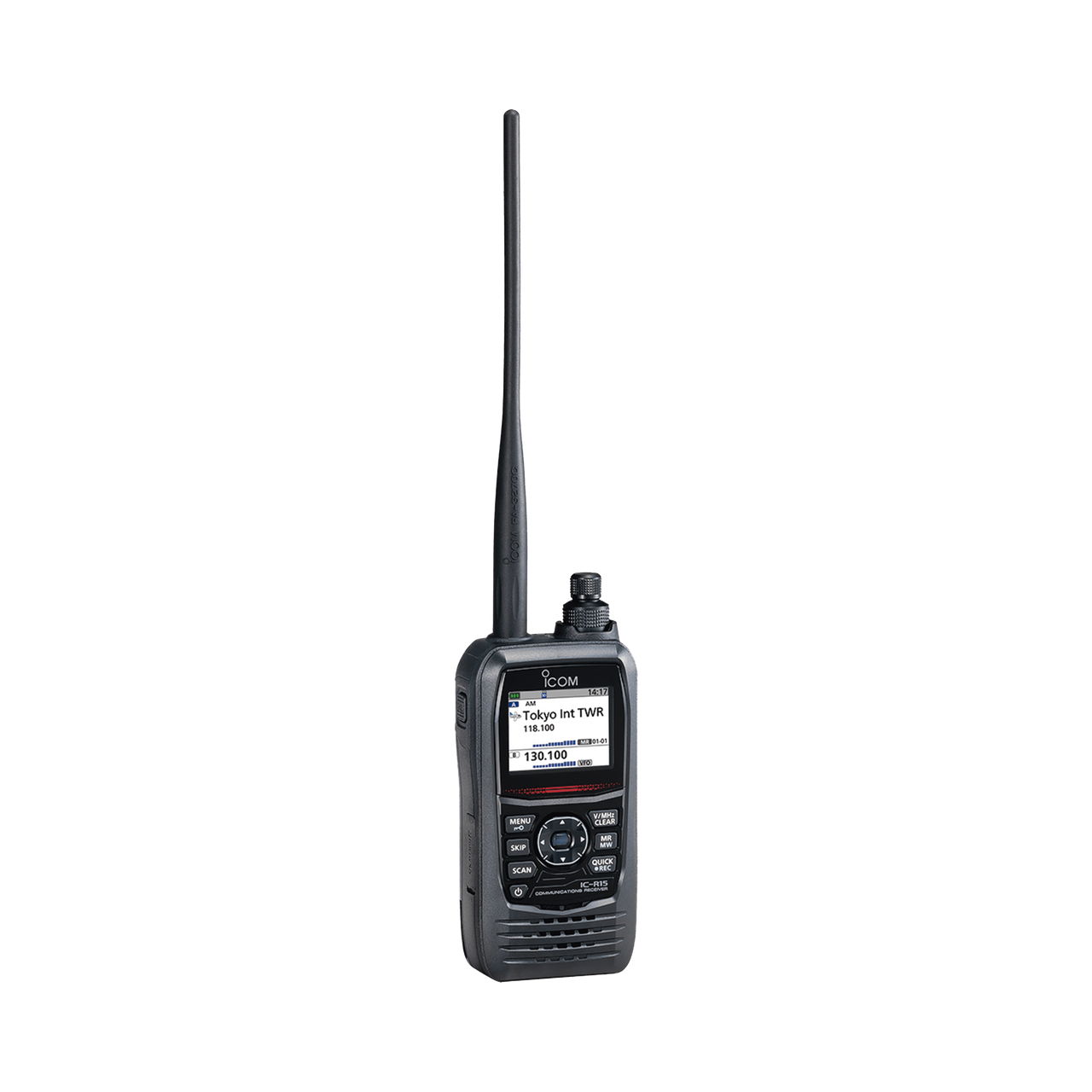 Receptor de comunicación portátil para señal analógica AM, FM, WFM (F3E, A3E)