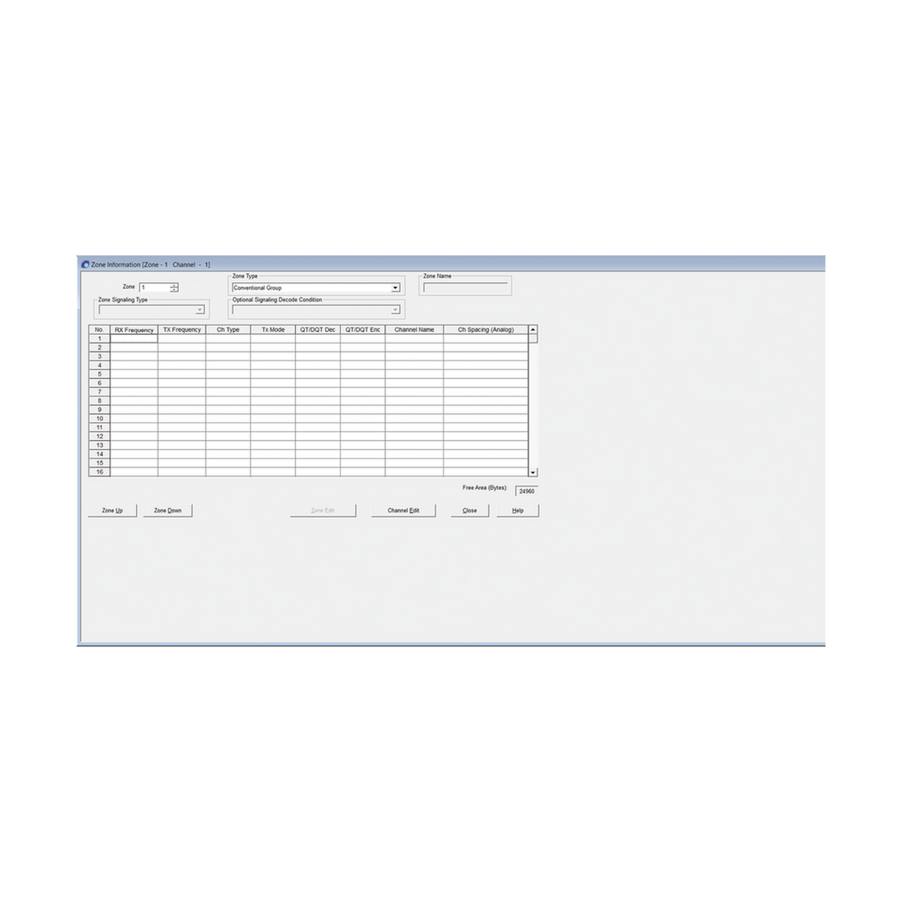 Software de programación para radios NX-1200-DMLKP
