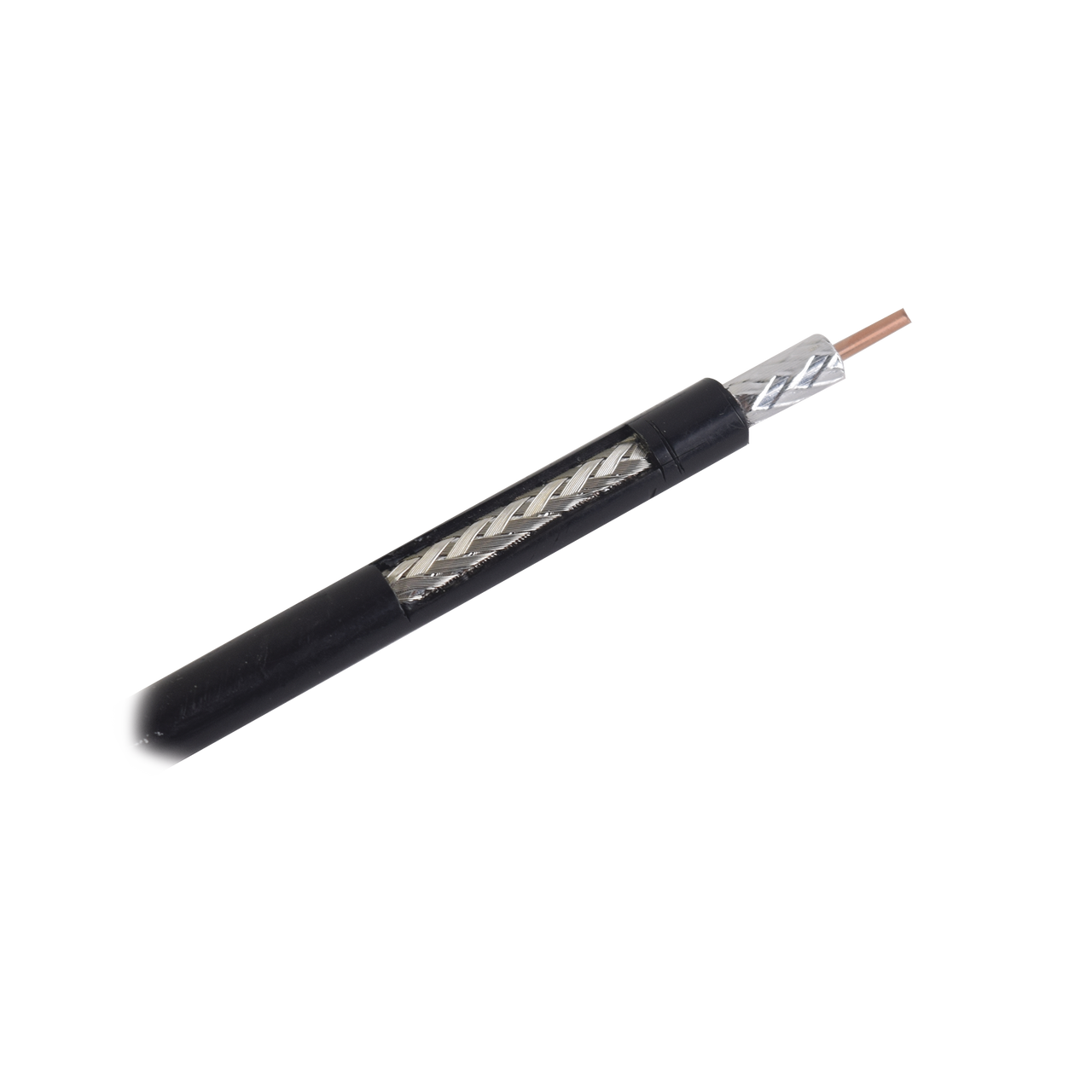 RG-8X, Metro de Cable Coaxial de Baja pérdida, Conductor Central de Cobre, 50 Ohms