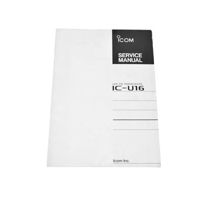 Manual de servicio para IC-U16