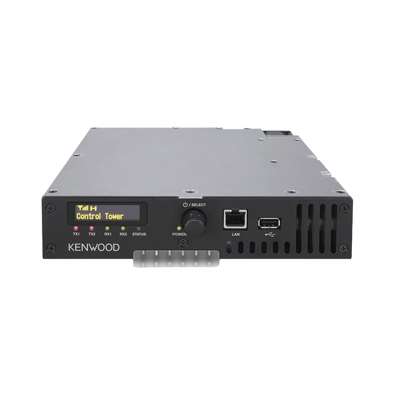 Repetidor UHF 400-470 MHz, Digital NXDN*-DMR*-Analógico, 40 Watts, puerto LAN, MIL-STD-810, SNMP, Inc. accesorios de inst.