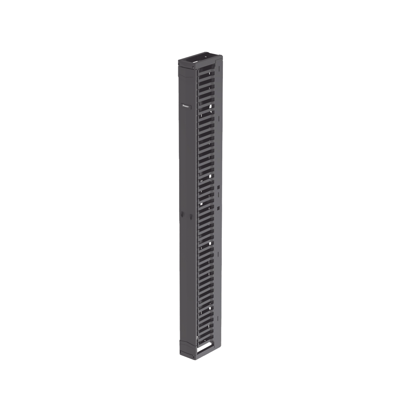 Organizador Vertical PatchRunner?, Sencillo (Solo Frontal), Para Rack Abierto de 45 Unidades, 6 in de Ancho, Color Negro