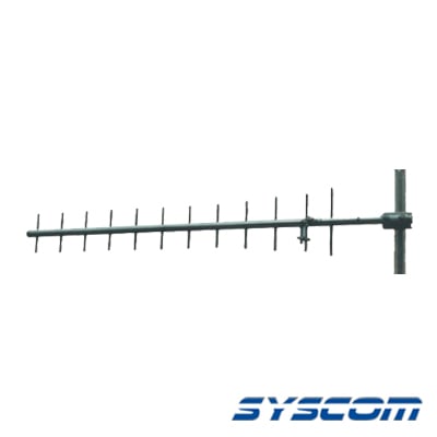 Antena Yagi Direccional de 450-470 MHz, 9 Elementos, 11 dB, 15 MHz, 300 Watt, UHF Hembra.