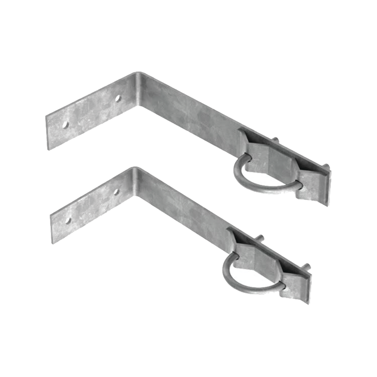 Juego de 2 Herrajes de Pared para Sujeción de Mástil (1-1/4 a 2)