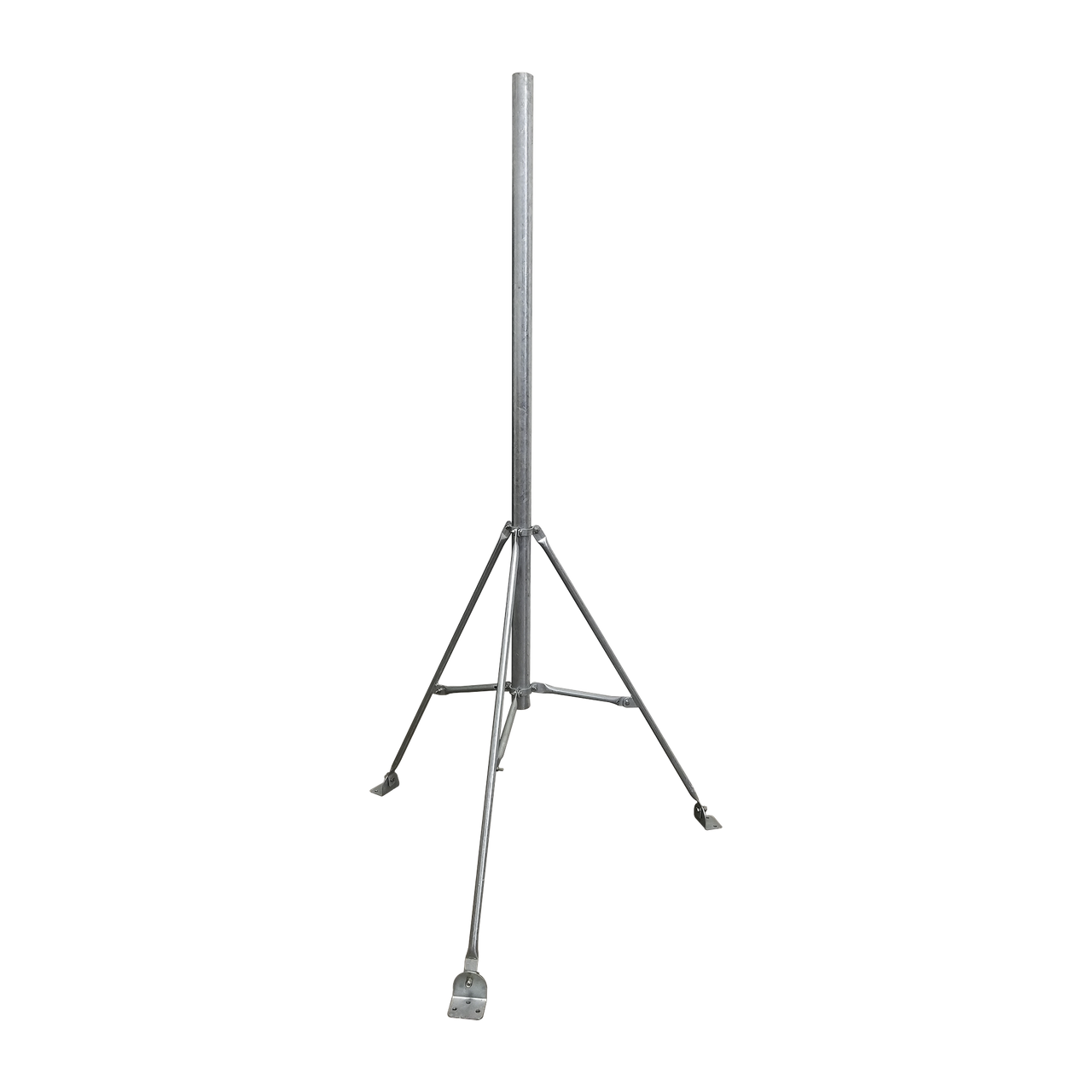 Tripie de con tubo de 2 para alcanzar 3 metros. Acero Galvanizado en Caliente.