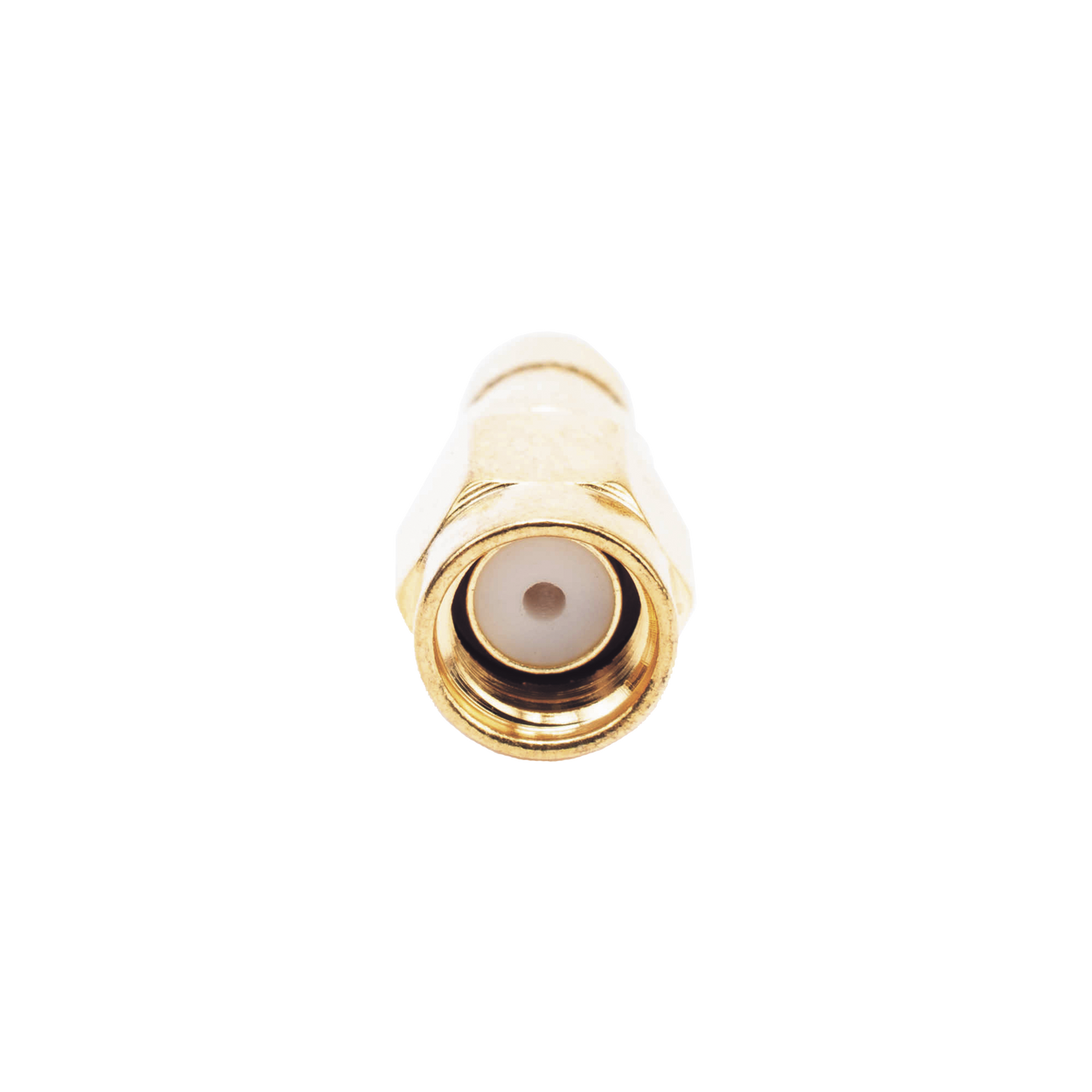 Conector SMA Macho Inverso de Anillo Plegable para Cables RG-8/X, LMR-240, 9258, Oro/ Oro/ Teflón.â??