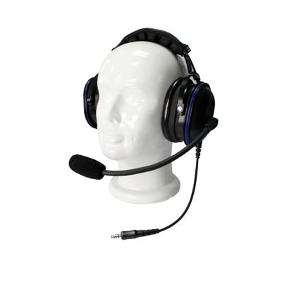 Auriculares de diadema de uso rudo sobre la cabeza para Motorola serie MOTOTRBO/XPR6500/6550/4150/6150