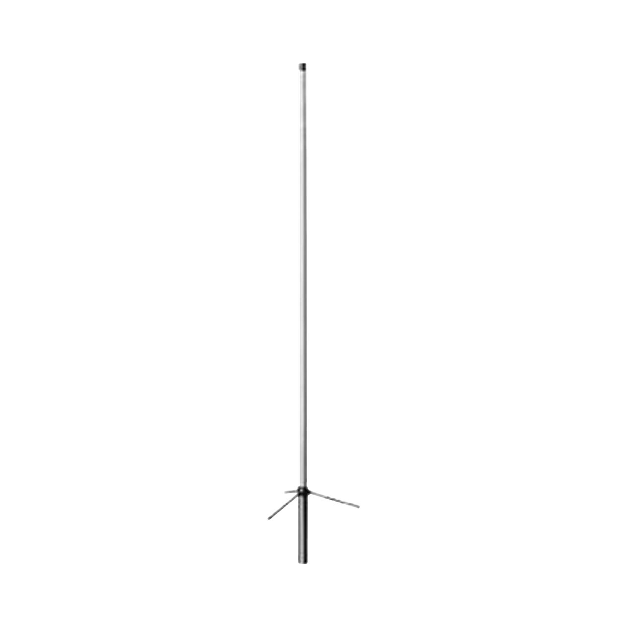 Antena base UHF, fibra de vidrio ajustable, rango de frecuencia 400 - 470 MHz