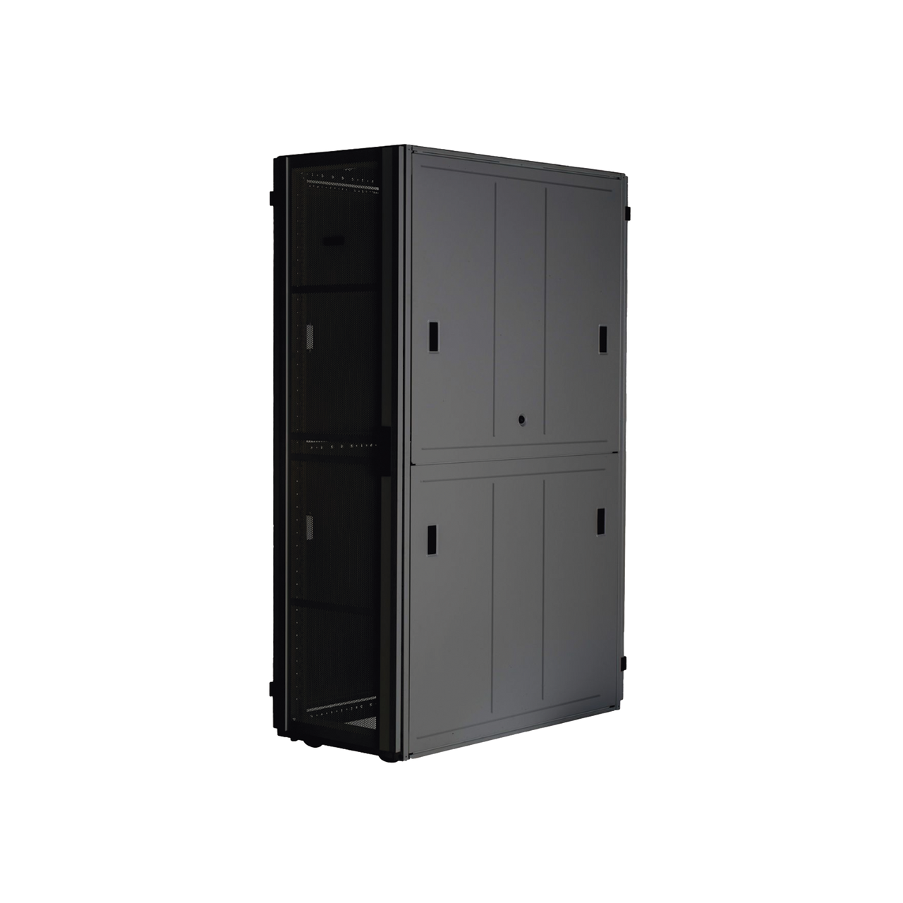Gabinete FlexFusion? XGL (Light) para Centros de Datos, 42 UR, 600 mm de Ancho, 1200 mm de Profundidad, Fabricado en Acero, Color Negro